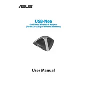 ASUS USB-N66 Adapter manual cover