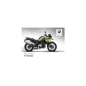 BMW F 750 GS 2019 Motorcycle manual cover