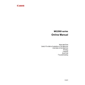 Canon MG2900 Series manual cover