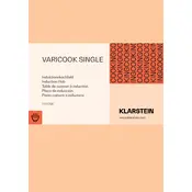 Klarstein VARICOOK SINGLE 10012195 Hob manual cover