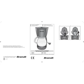 Brandt CFP-1015 Coffee Maker manual cover