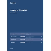 Canon imageCLASS LBP151dw manual cover