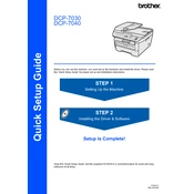 Brother DC-7030 manual cover