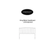 Crosley CF91002-601 Headboard manual cover