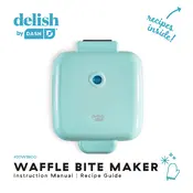 Dash DDWB900 Waffle Bite Maker manual cover