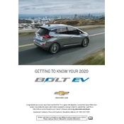 Chevrolet Bolt EV 2020 manual cover