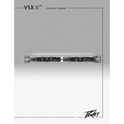 Peavey VSX II Crossover manual cover