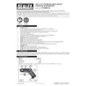 Sealey CP36MS.V2 Screwdriver manual cover