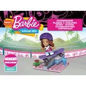 Mega Construx Mattel Barbie Skateboarder GWR24 Construction Set manual cover