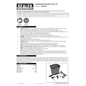 Sealey PW2512 Pressure Washer manual cover