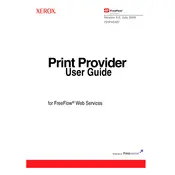 Xerox FreeFlow Web Services Print Provider Ver.5.0 Software manual cover