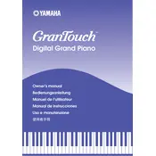 Yamaha GranTouch Piano manual cover