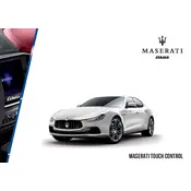 Maserati Ghibli Touch Control 2017 Sedan manual cover