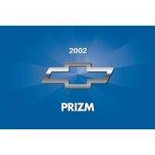 Chevrolet Prizm 2002 manual cover