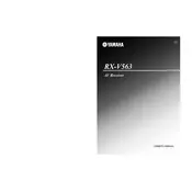 Yamaha RX-V563 Receiver manual cover