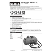 Sealey D100T Tank manual cover