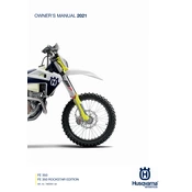 Husqvarna FE 350 2021 Motorcycle manual cover