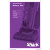 Shark NV22LA Vacuum manual cover