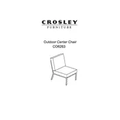 Crosley CO6263 Chair manual cover