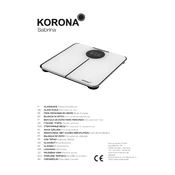 Korona 75757 Scale manual cover