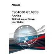 ASUS ESC4000 G3 Server manual cover