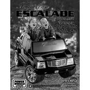 Power Wheels Mattel Cadillac Escalade H0440 Toy manual cover