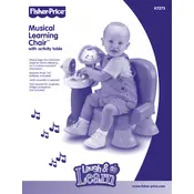 Fisher Price Mattel Laugh and Learn Musical Learning Chair K7273 Toy manual cover