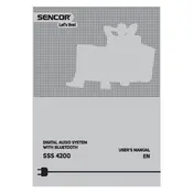 Sencor SSS 4200 Audio System manual cover