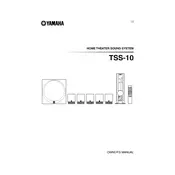 Yamaha TSS-10 Sound System manual cover