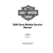 Harley-Davidson Dyna 2008 Motorcycle manual cover