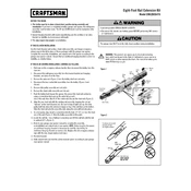 Craftsman CMXZDCG478 Rail Extension manual cover