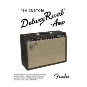 Fender 64 Custom Deluxe Reverb Amplifier manual cover