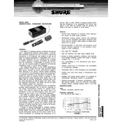 Shure SM98 Microphone manual cover