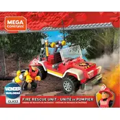 Mega Construx Mattel Rescue Unit GLK53 Construction Set manual cover