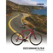 Trek 2023 Domane SL Bicycle manual cover