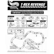 Hot Wheels Mattel Electric Racing T-Rex Revenge 92488 Toy manual cover