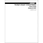 Bose Lifestyle 12 Series II manual cover