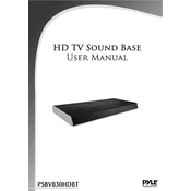 Pyle PSBV830HDBT Sound Base manual cover