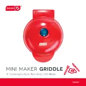 Dash DMS001 Mini Maker Griddle manual cover