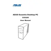 ASUS Essentio CG5285 Computer manual cover