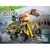 Mega Construx Mattel Teenage Mutant Ninja Turtles Battle Truck DPF82 Construction Set manual cover