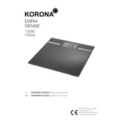 Korona 73500 Scale manual cover