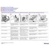 Xerox Tektronix Phaser 780 Replacing a Toner Cartridge Printer manual cover