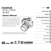 Fujifilm Premium Compact X-S1 Camera manual cover