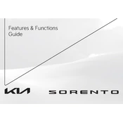 Kia Sorento 2022 SUV manual cover