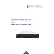 Grandstream IPVT10 Cluster Server Server manual cover