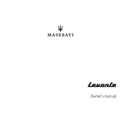 Maserati Levante 2019 SUV manual cover