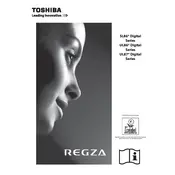 Toshiba Regza 32SL863 TV manual cover