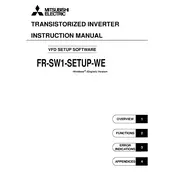 Mitsubishi FR-SW1-SETUP-WE VFD manual cover