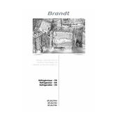 Brandt BFL862YNA Refrigerator manual cover